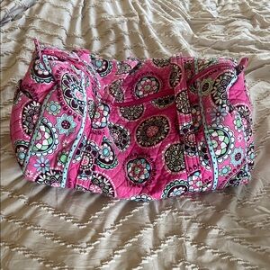 Pink Patterned Tote Bag